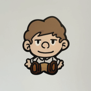 Jesse Pluche Sticker